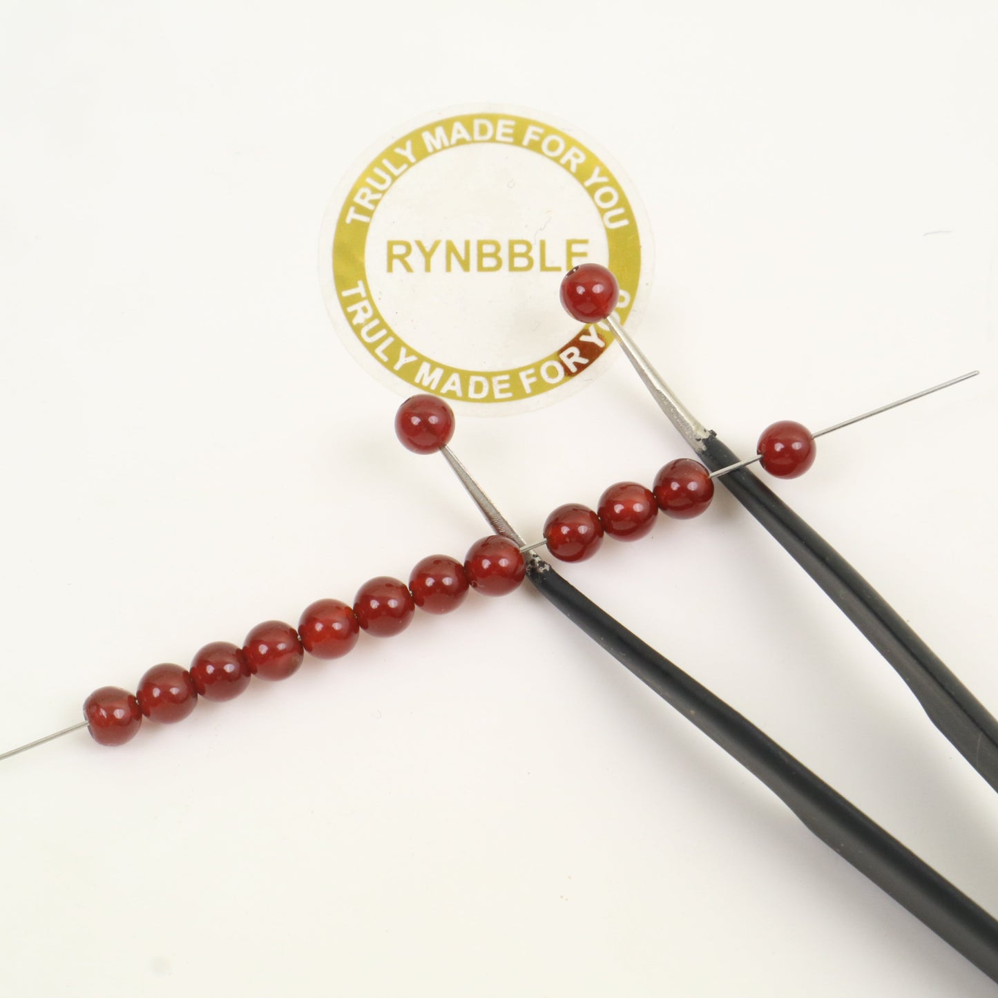 Deep Red Agate Beads - Ball 4mm Around 100pcs