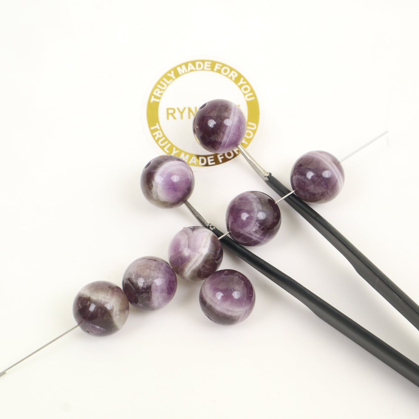 Dreamy Amethyst Beads-Ball 10mm Around 6pcs
