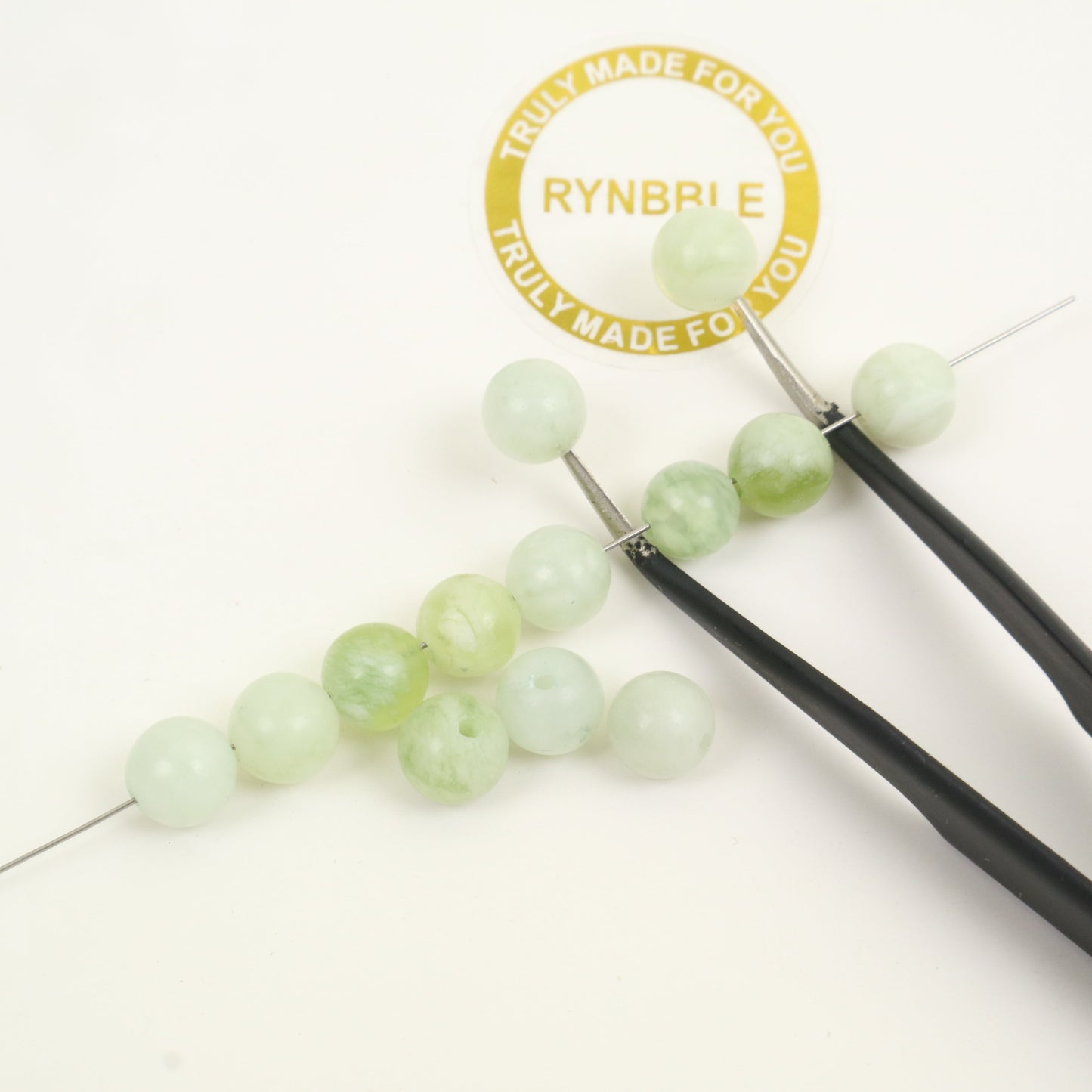 Serpentine Jade Beads-Ball 6mm Around 23pcs