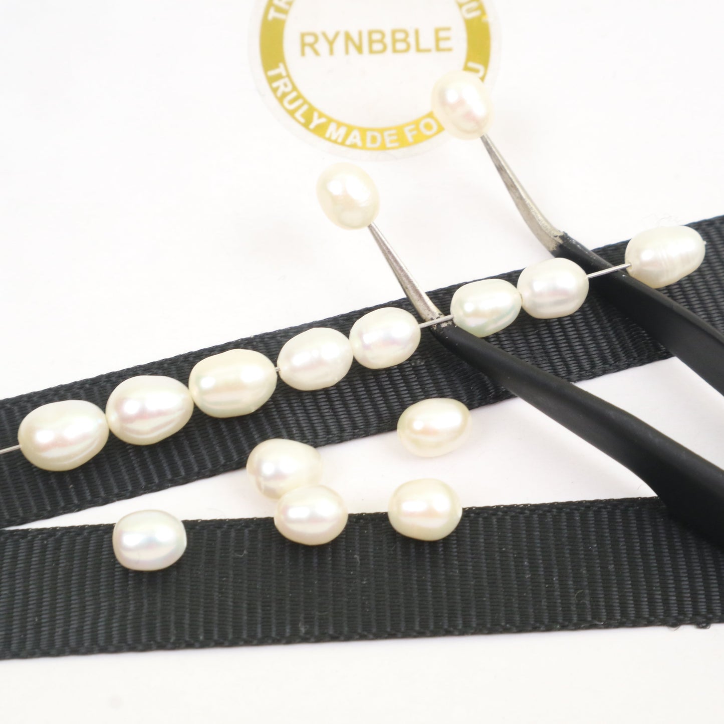 Pearl Beads -Ellipse 5*7mm Around 40pcs