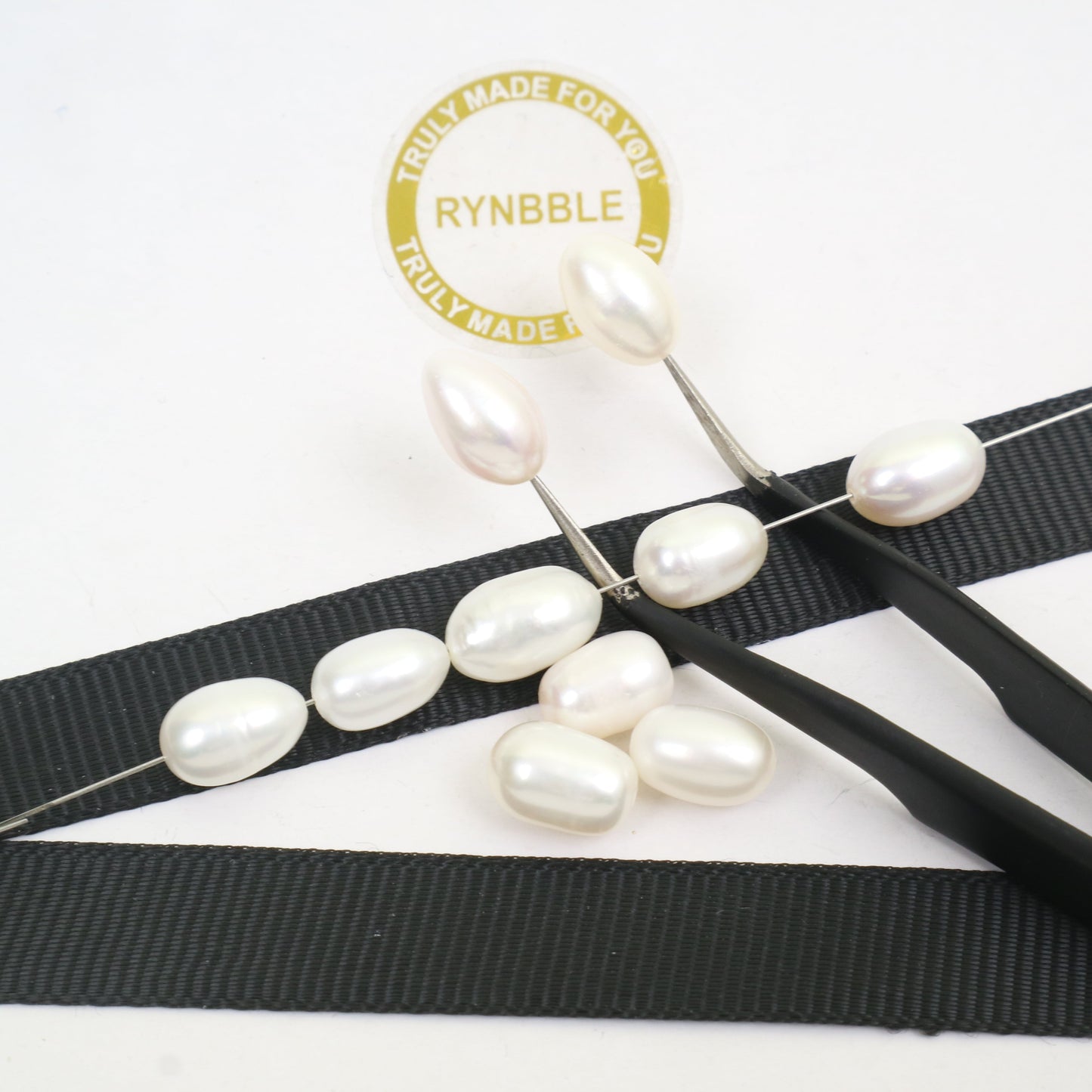 Pearl Beads -Ellipse 7*11mm Around 12pcs