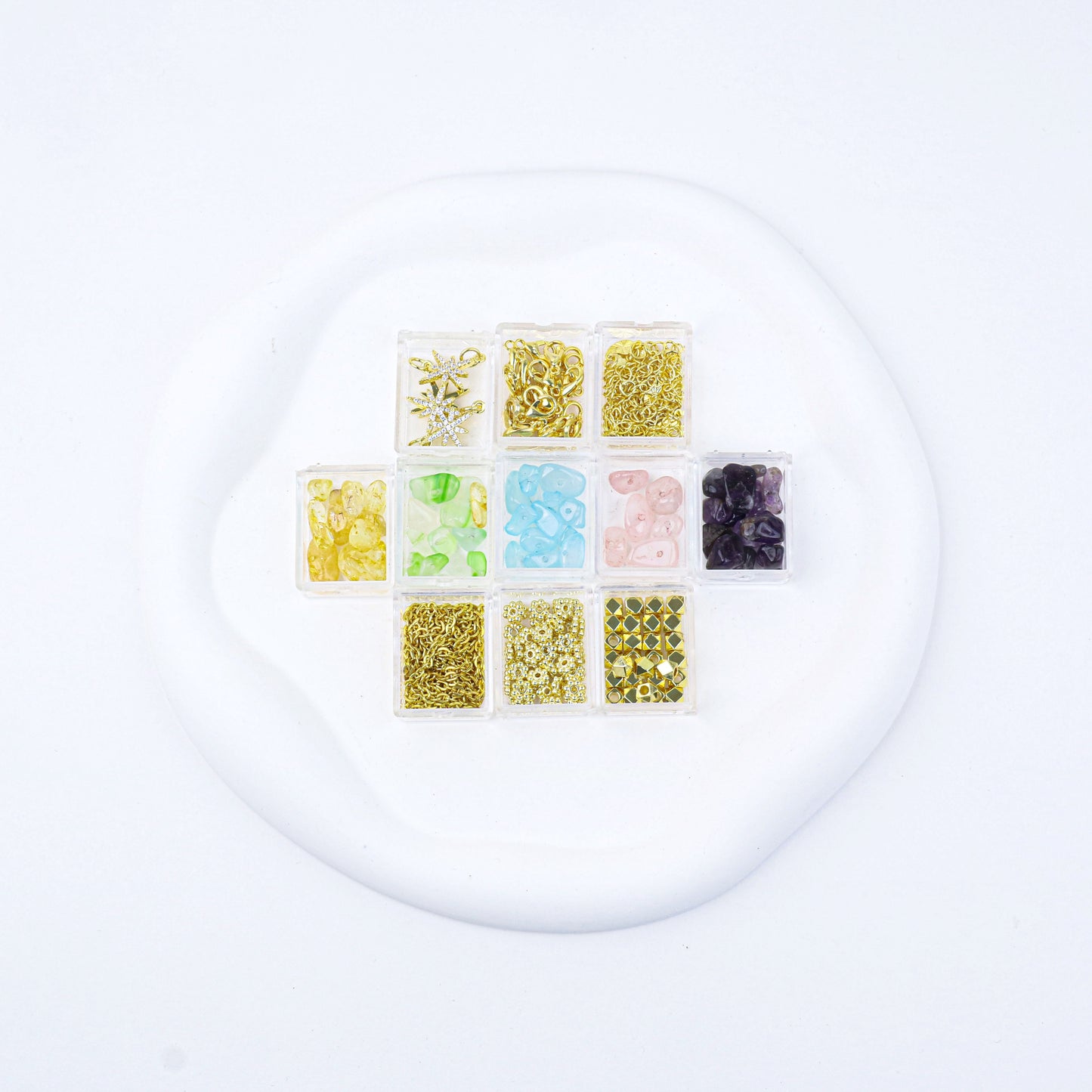Colorful Crystal Gravel Bracelet Kit