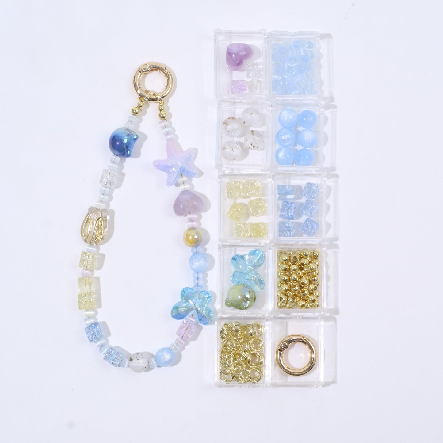 Starfish Shell Phone Chain Kit