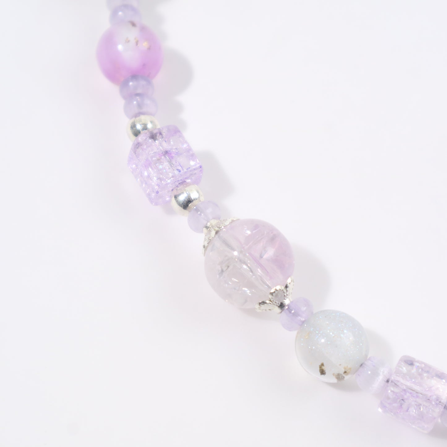 Purple Butterfly Water Drop Phone Chain Kit