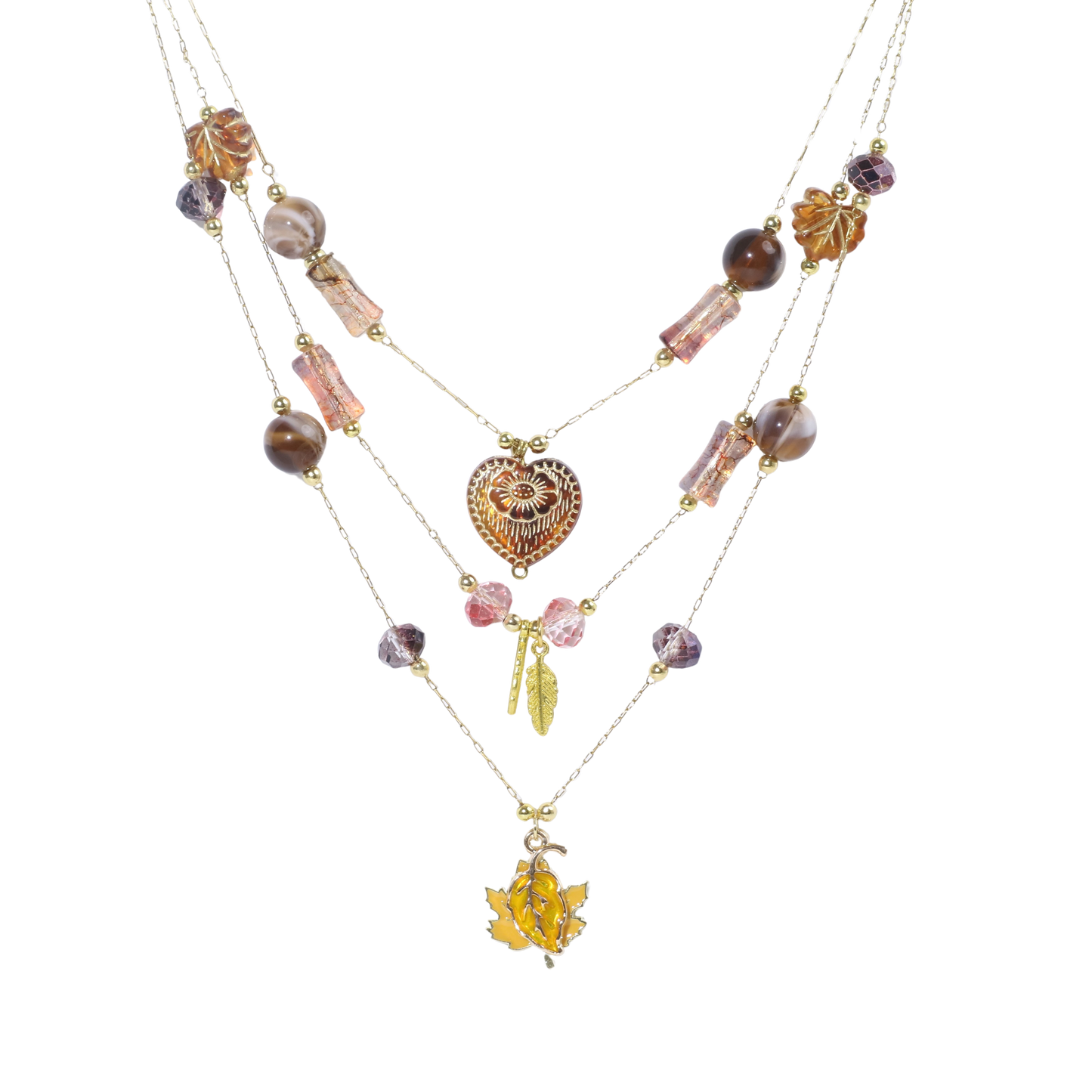 The Autumn Layered Necklace Kit