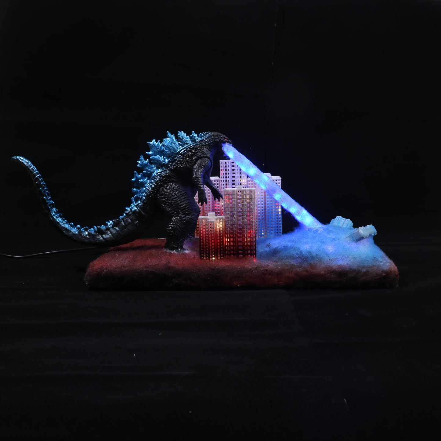 Godzilla City Scene Night Light Model