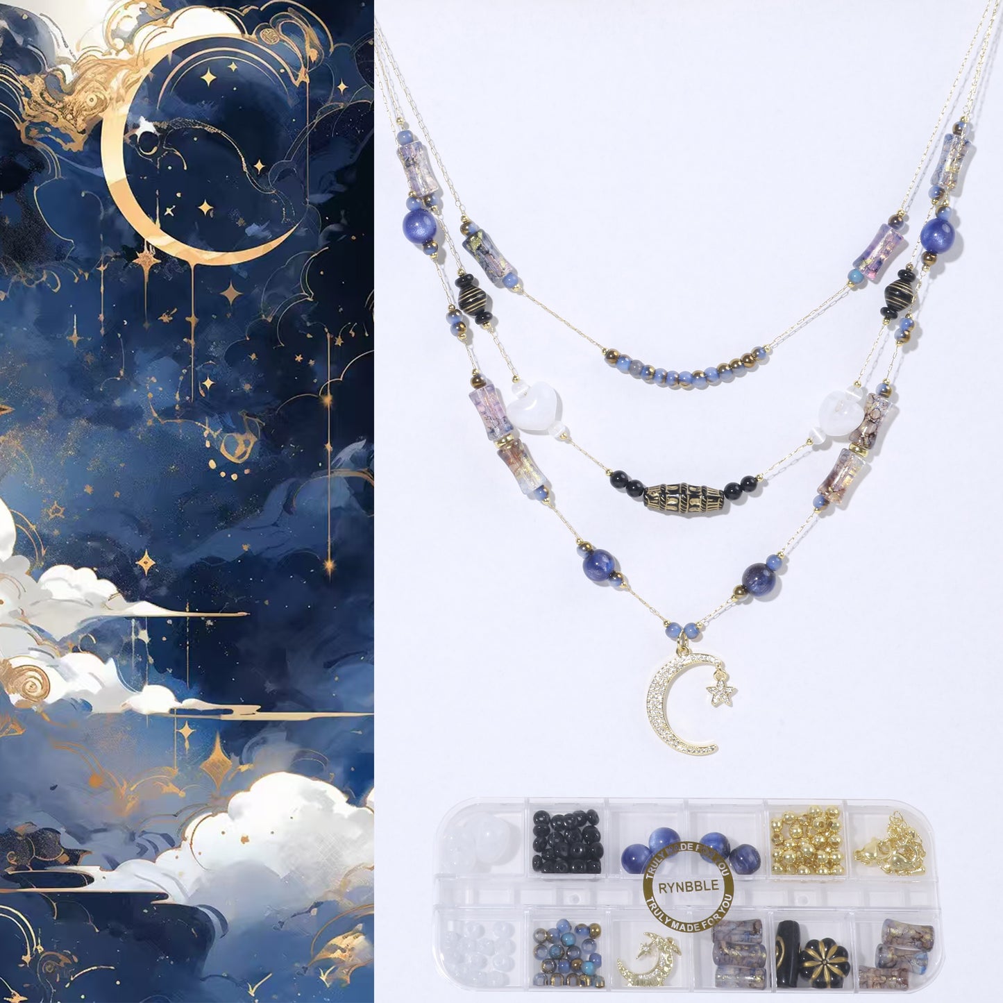 Star Moon Myth Stacking Necklace Kit