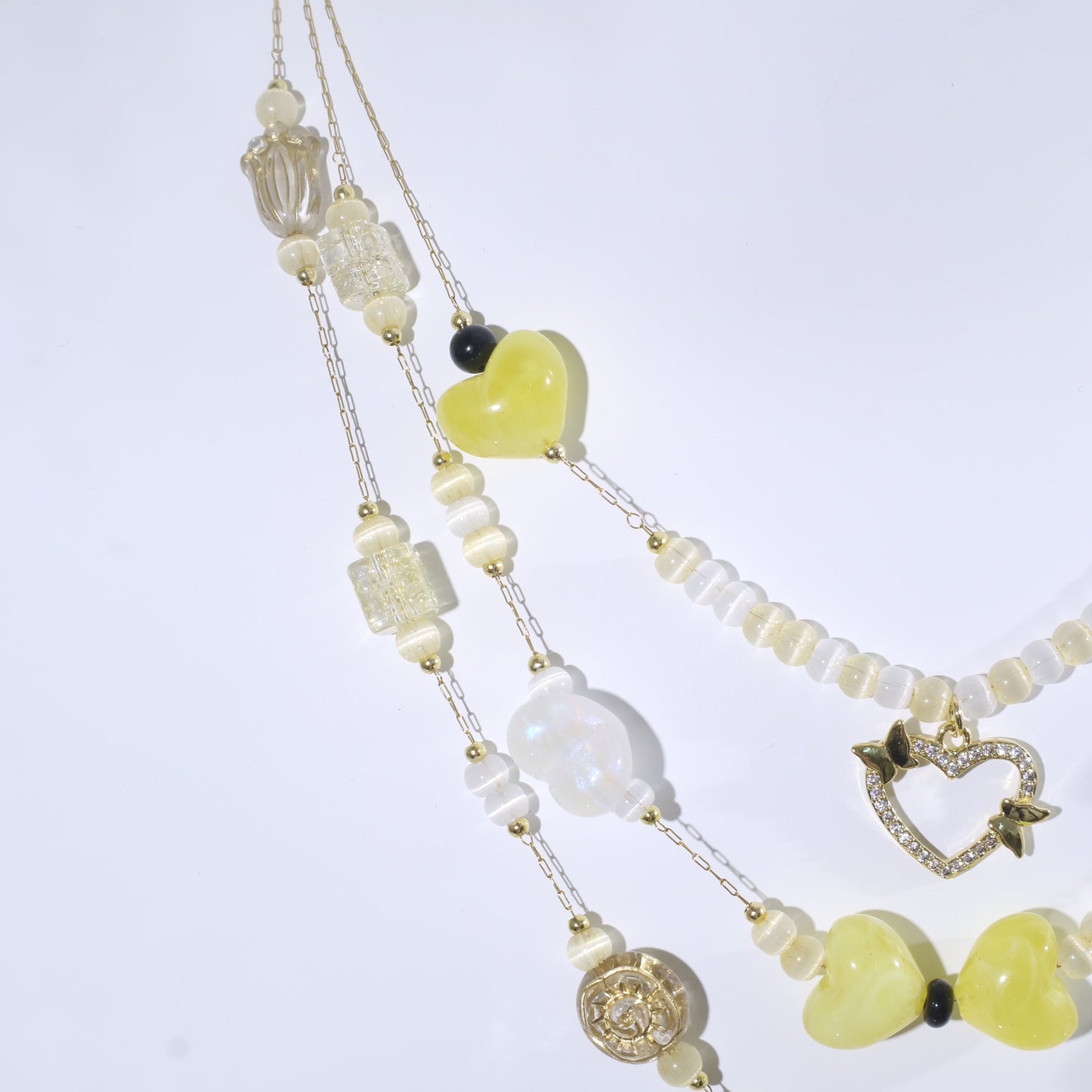 Gold Butterfly Stacking Necklace Kit