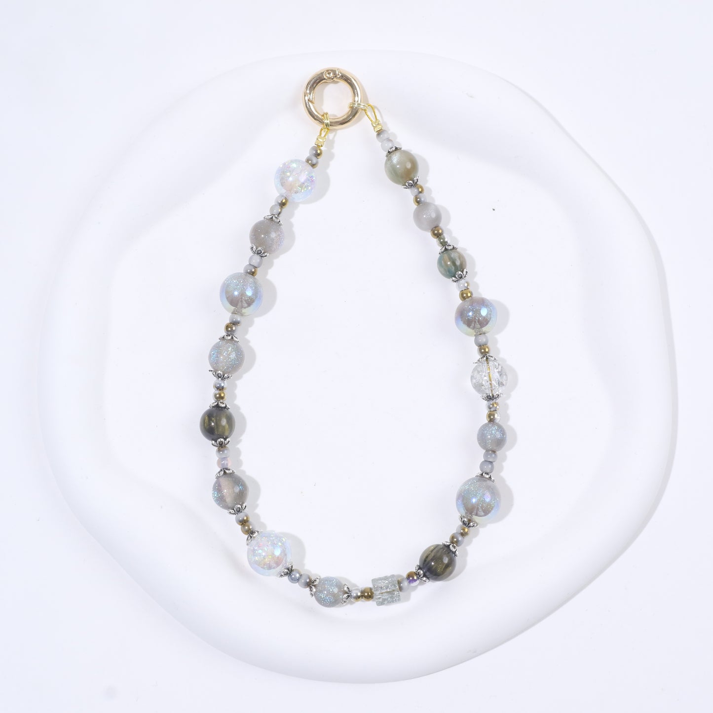 Starry Grey Phone Chain Kit