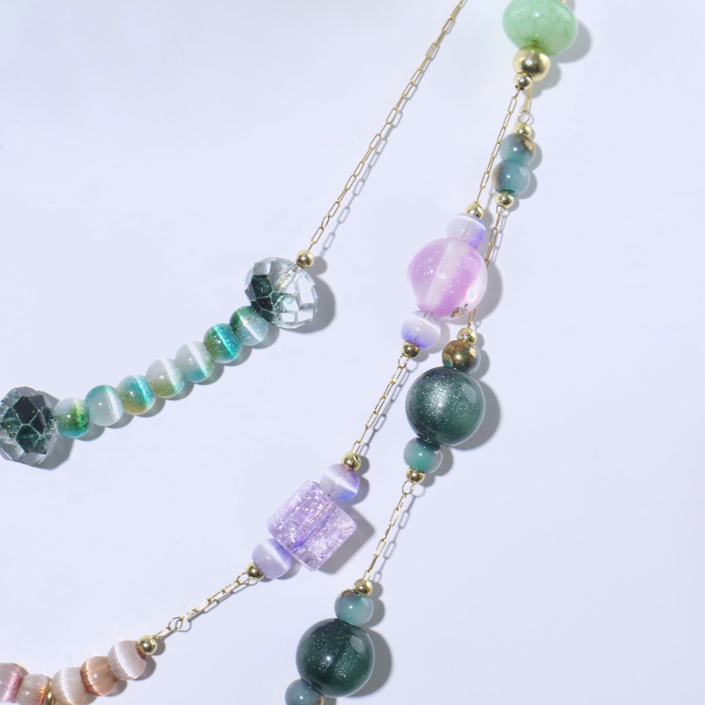 Water Lily Dragonfly Stacking Necklace Kit