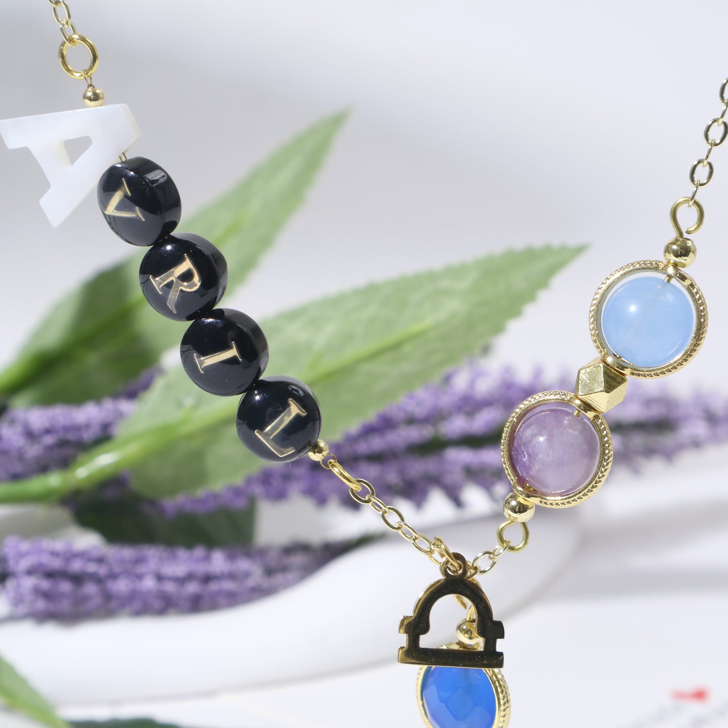 Necklace Customization - Name - Birthday Stone - Constellation Guardian Stone - Constellation