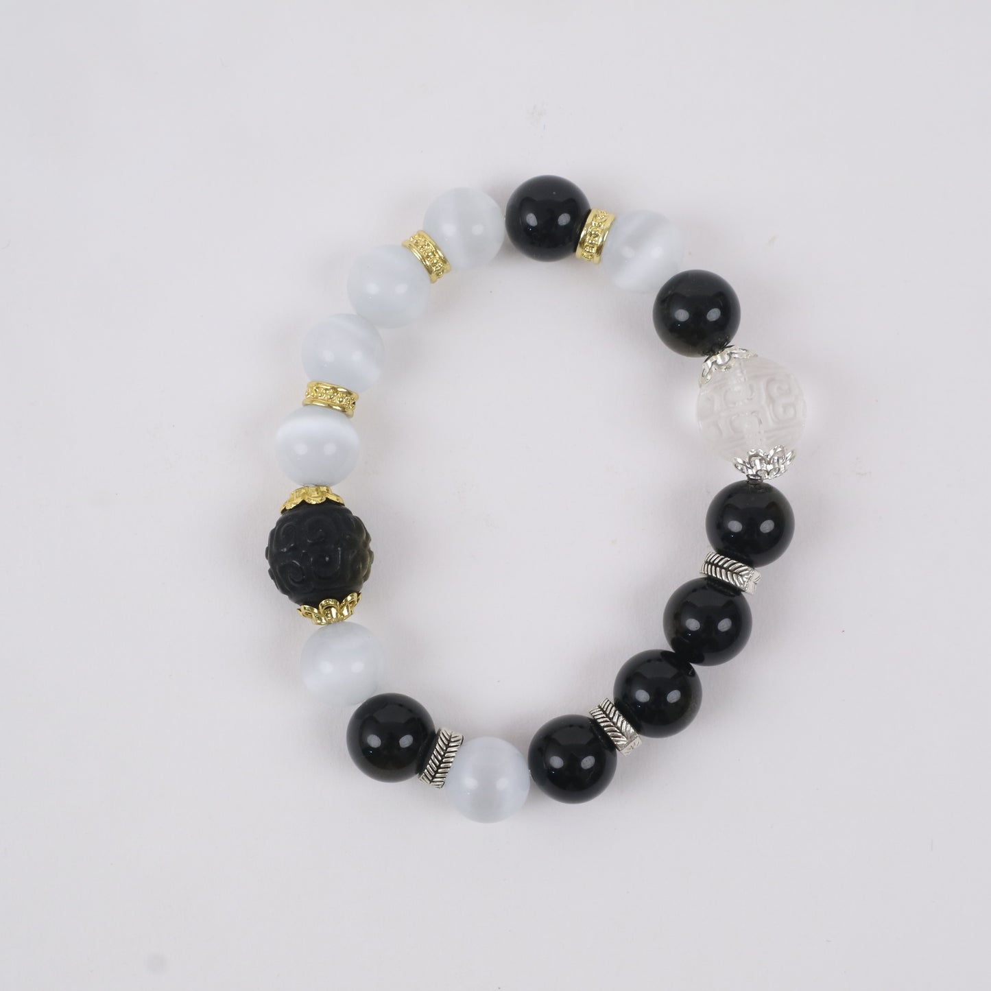 The Black And White Swan Bracelet  Kit