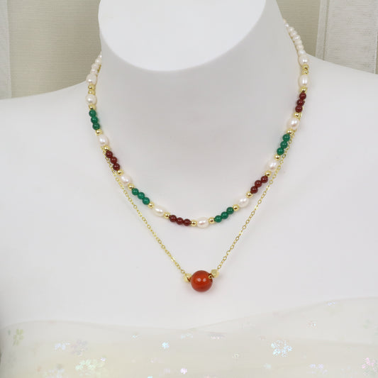 Layered Xmas Necklace Kit