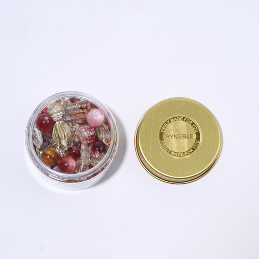 Red Rose Beads Pack - Around 40ml / 70g
