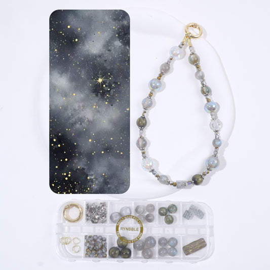 Starry Grey Phone Chain Kit