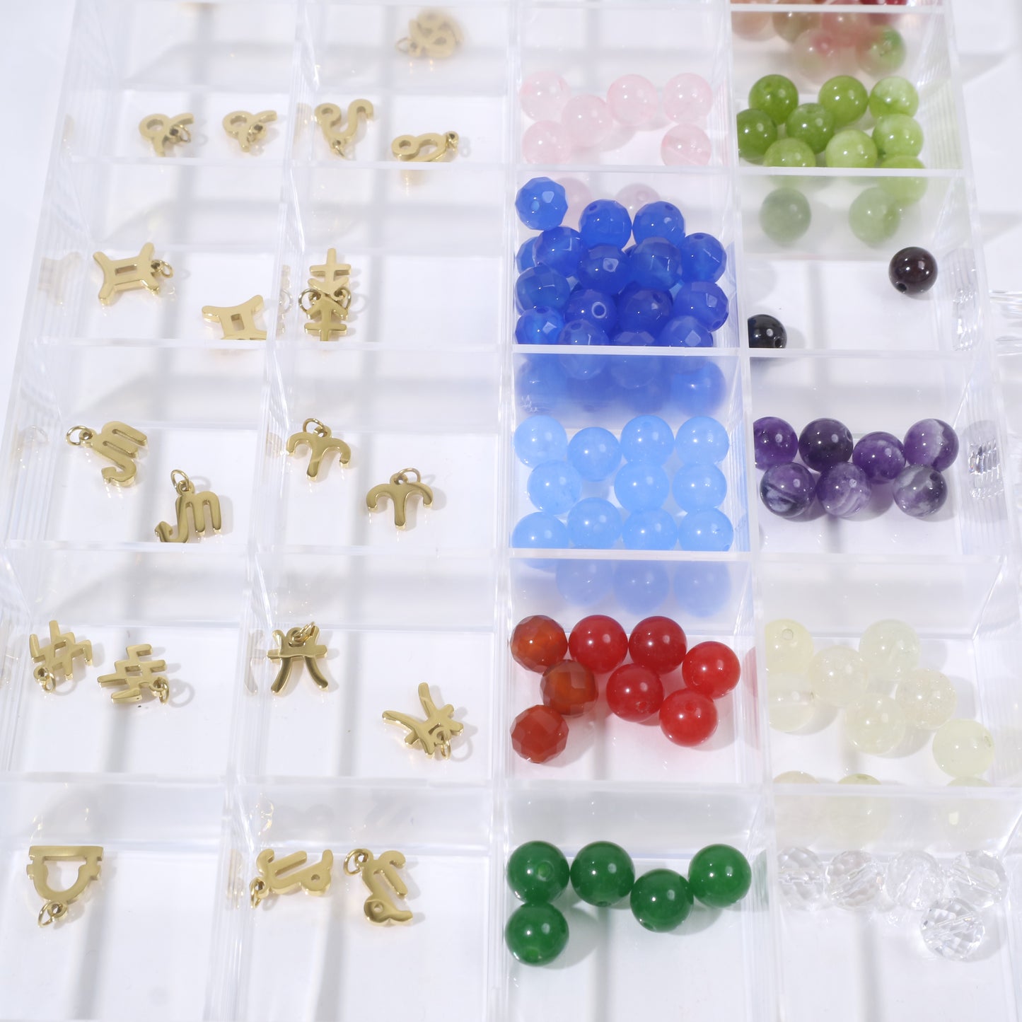 Customize Bracelet, Engraved with Name, Birthstone, Constellation & Guardian Stone