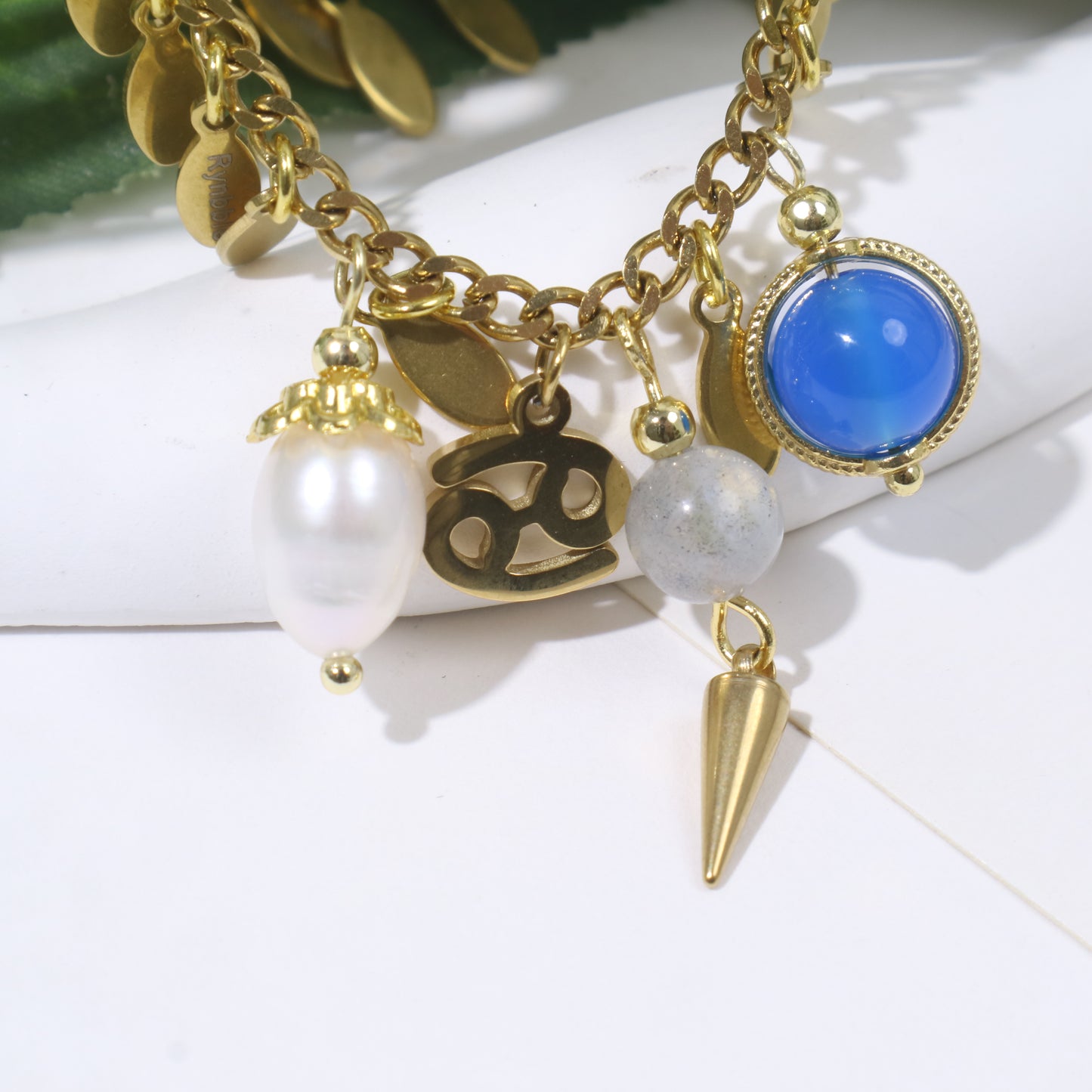 Customize Bracelet, Engraved with Name, Birthstone, Constellation & Guardian Stone