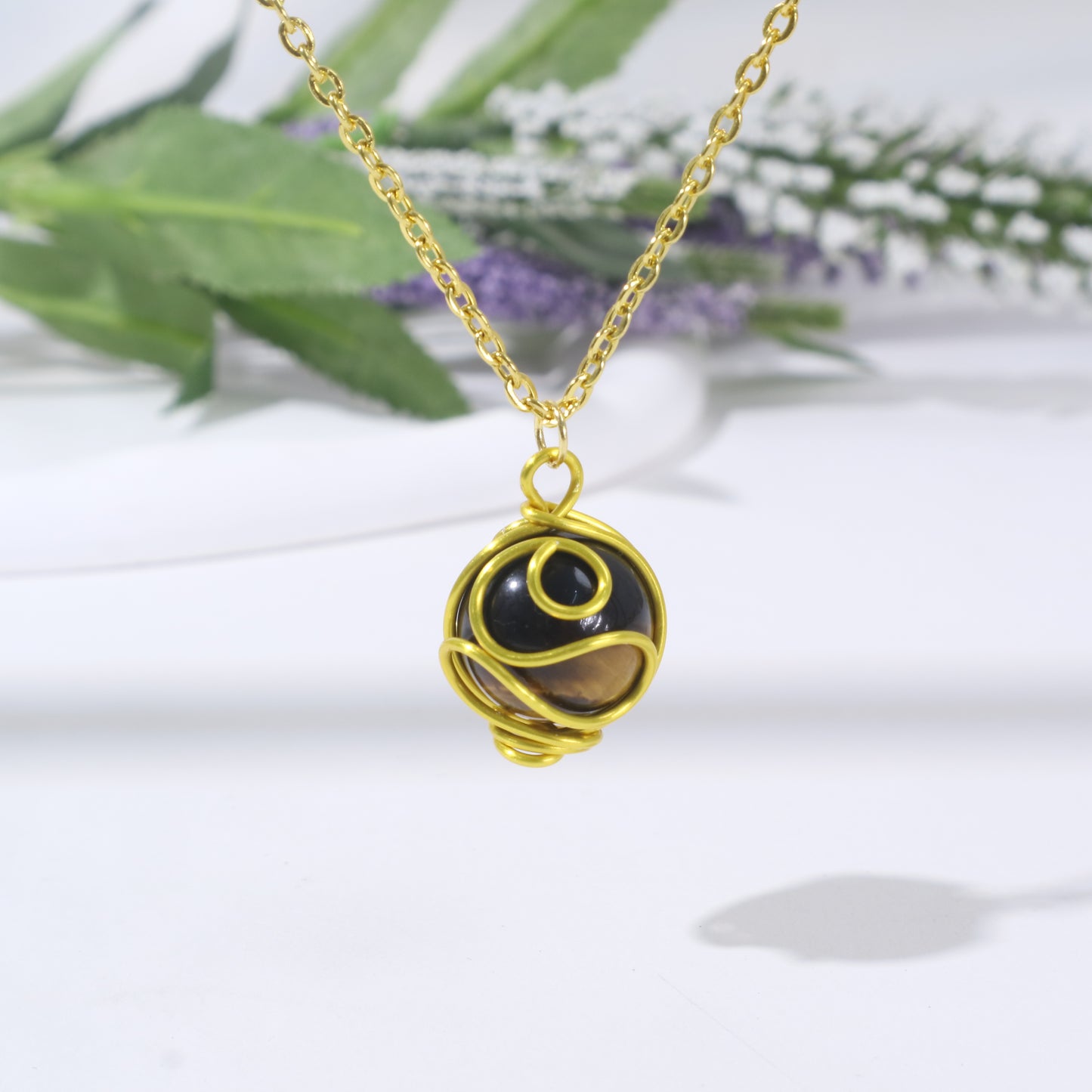 Customize Name & Handmade Wire Wrap with  Dragon Pattern