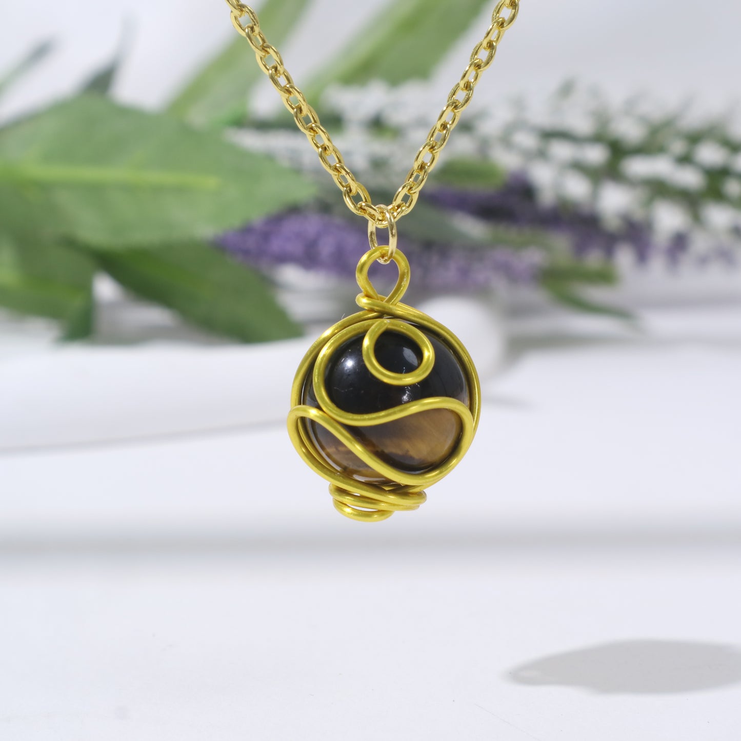 Customize Name & Handmade Wire Wrap with  Dragon Pattern