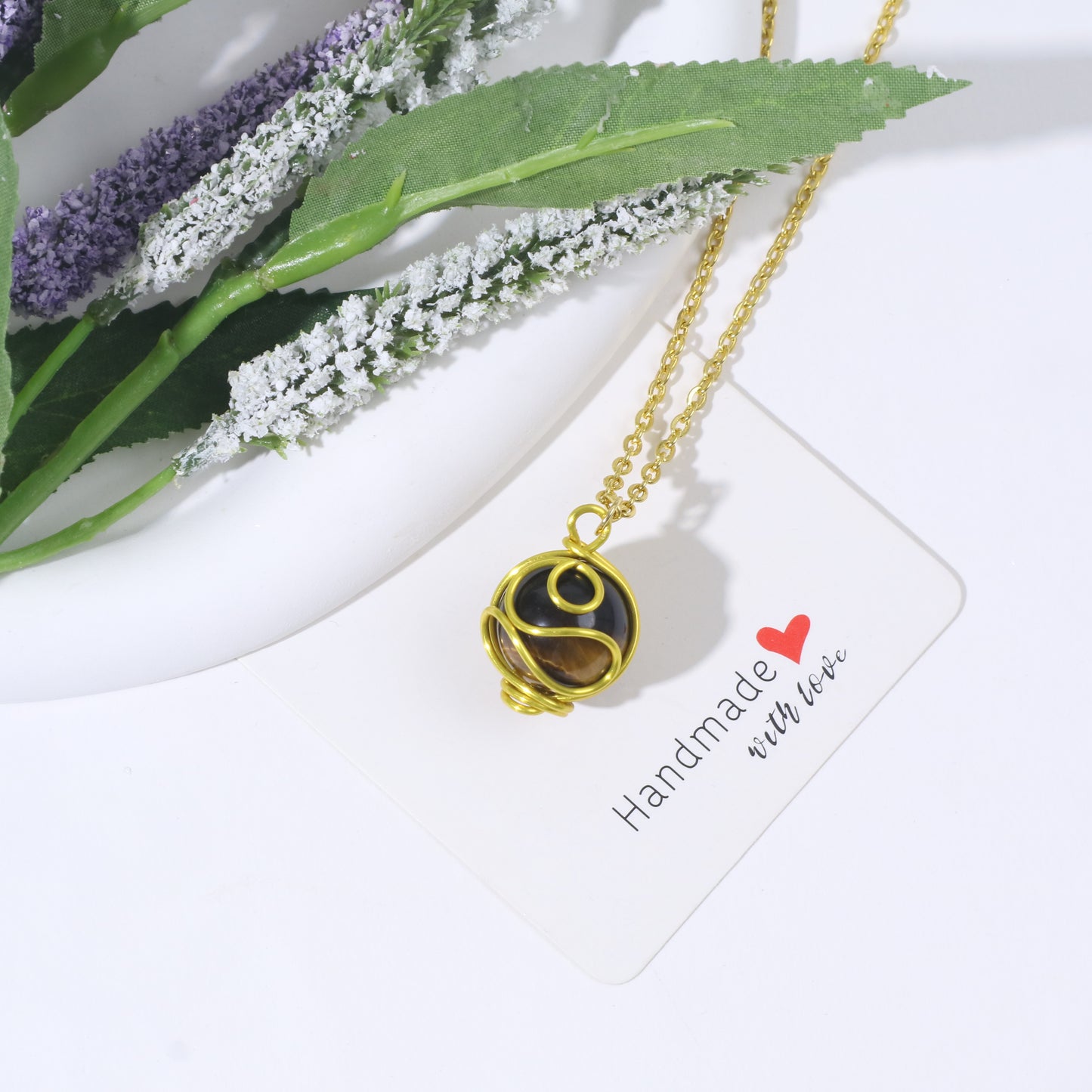 Customize Name & Handmade Wire Wrap with  Dragon Pattern