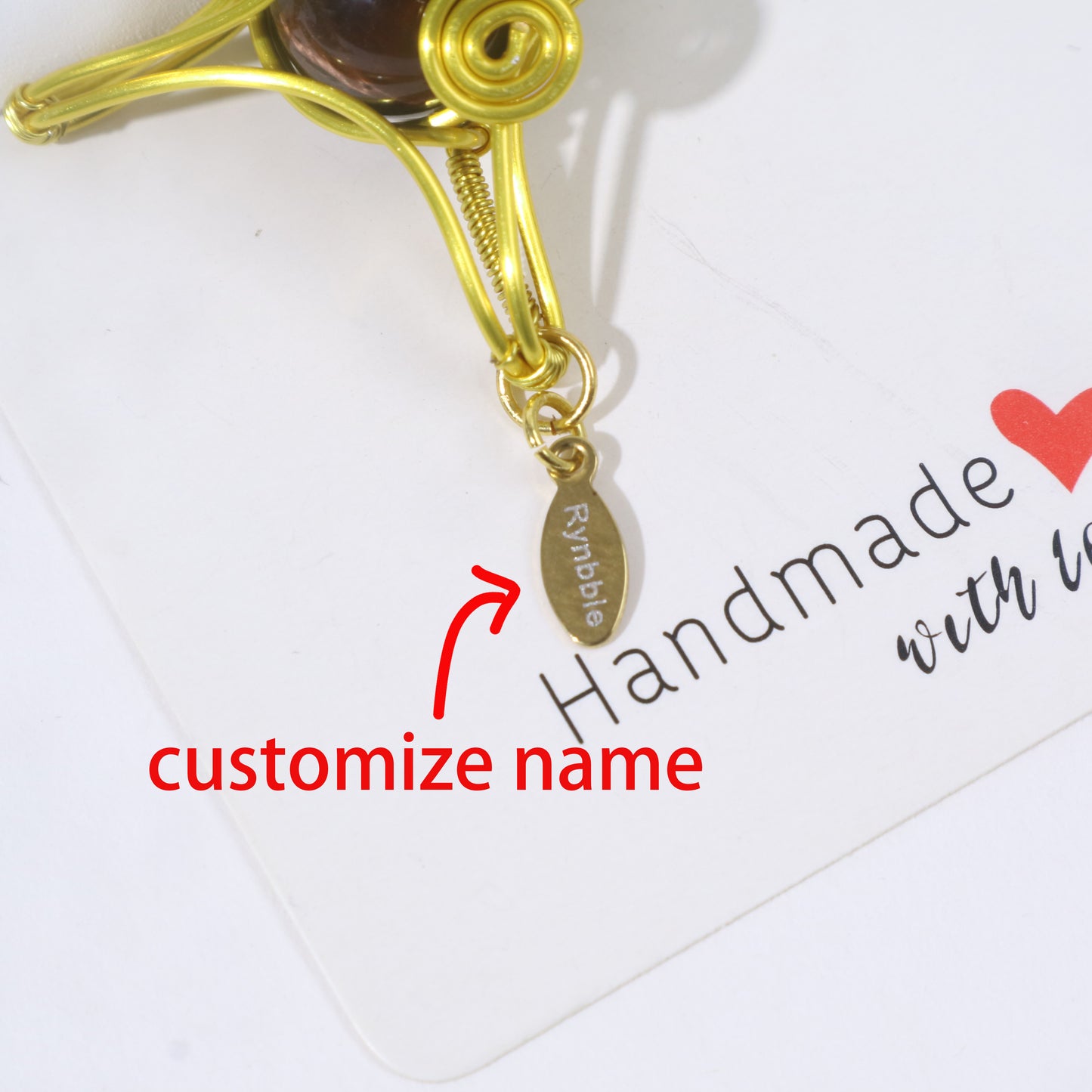 Customize Name, Wire Wrap Cross Star Necklace