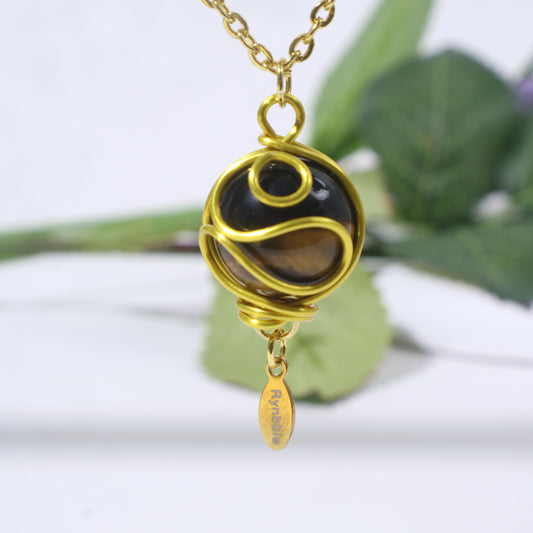 Customize Name & Handmade Wire Wrap with  Dragon Pattern