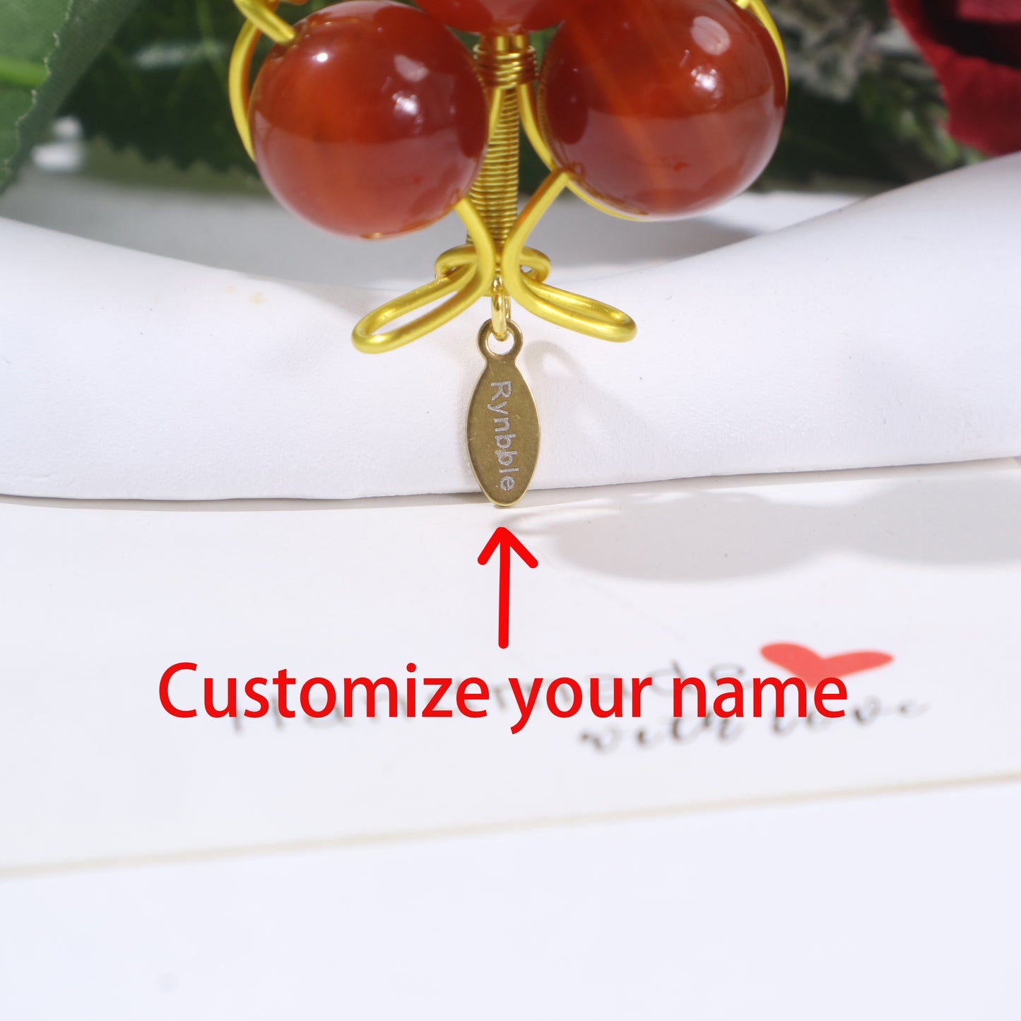 Customize Name, Wire Wrap Ace of Spades Necklace