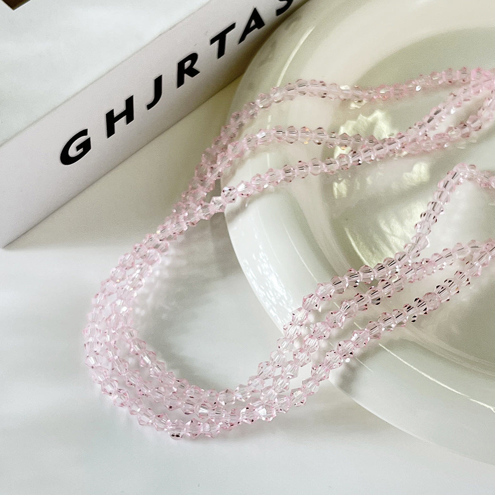 Multi-faceted Diamond-cut Pink
