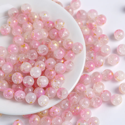 Peachy Pink Crystal Glass